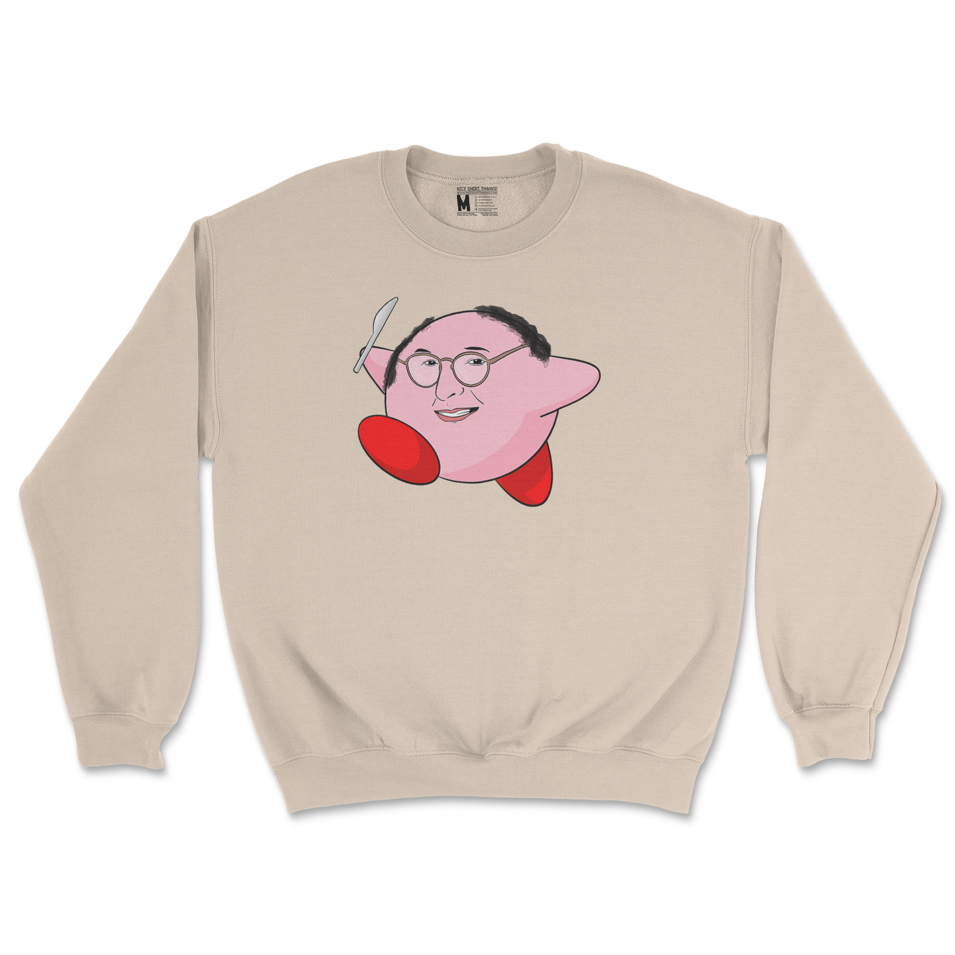 Gildan SoftStyle Crew Neck Kirby George in Sand