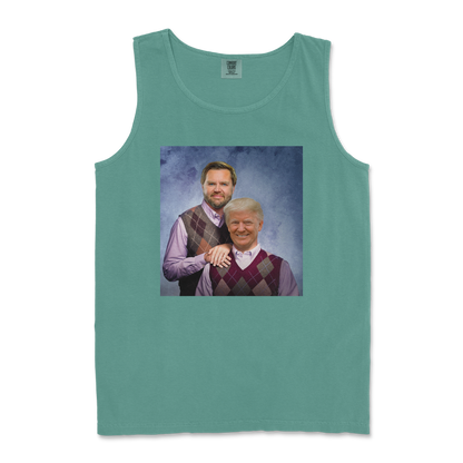 Comfort Colors Tank Top Step Brothers  in Light-Green