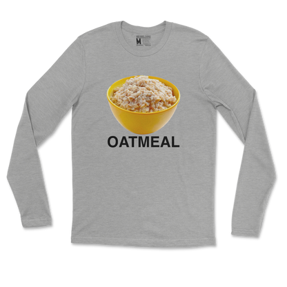 Gildan SoftStyle Long Sleeve Oatmeal in Sports Grey