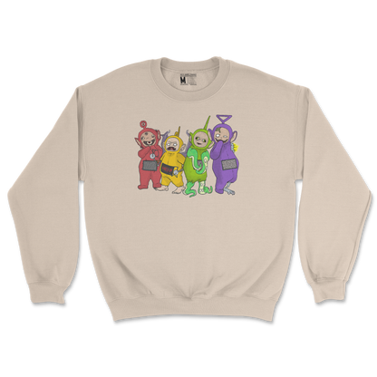 Gildan SoftStyle Crew Neck Telatubbies in Sand