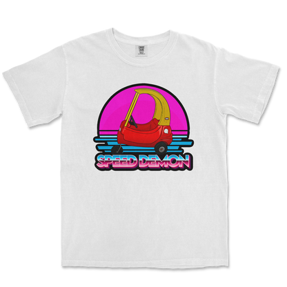 Comfort Colors T-Shirt Speed Demon  in White