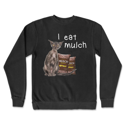 Independent Clothing Co. Crew Neck I Eat Mulch in Black