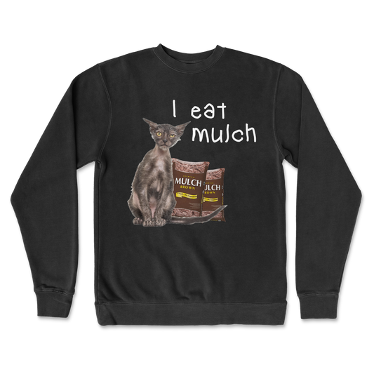 Independent Clothing Co. Crew Neck I Eat Mulch in Black