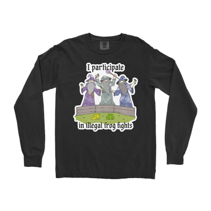 Comfort Colors Long Sleeve Wizard Activities  in Black