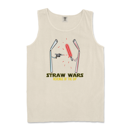 Comfort Colors Tank Top Straw Wars in Ivory