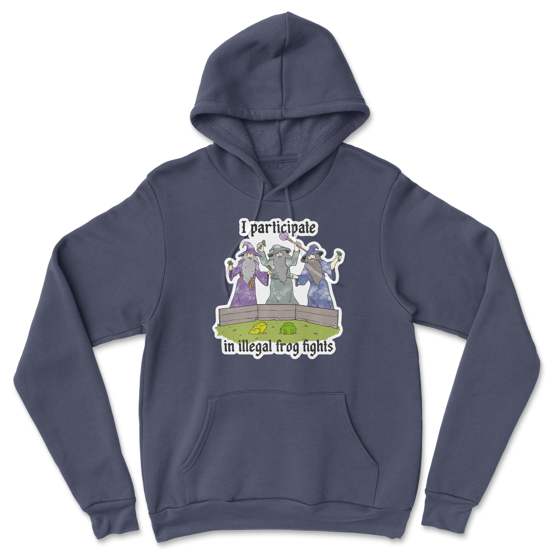 The Nice Shirt Hoodie Wizard Activities  in Navy