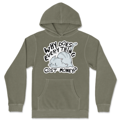Independent Clothing Co. Hoodie Broke Cat in Olive