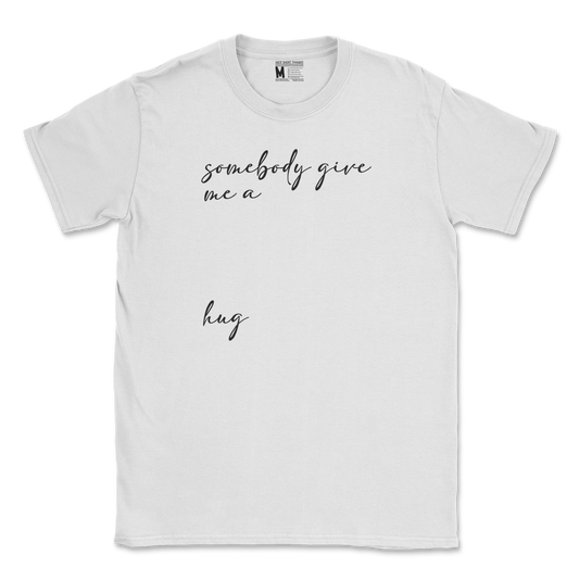 Gildan SoftStyle T-Shirt Hug Me in White