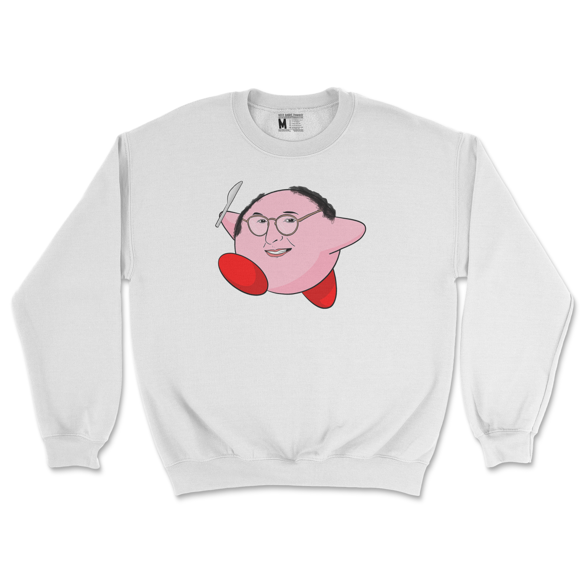 Gildan SoftStyle Crew Neck Kirby George in White