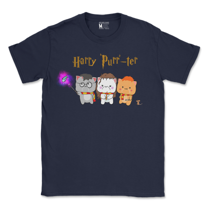 Gildan SoftStyle T-Shirt Harry Purrter in Navy