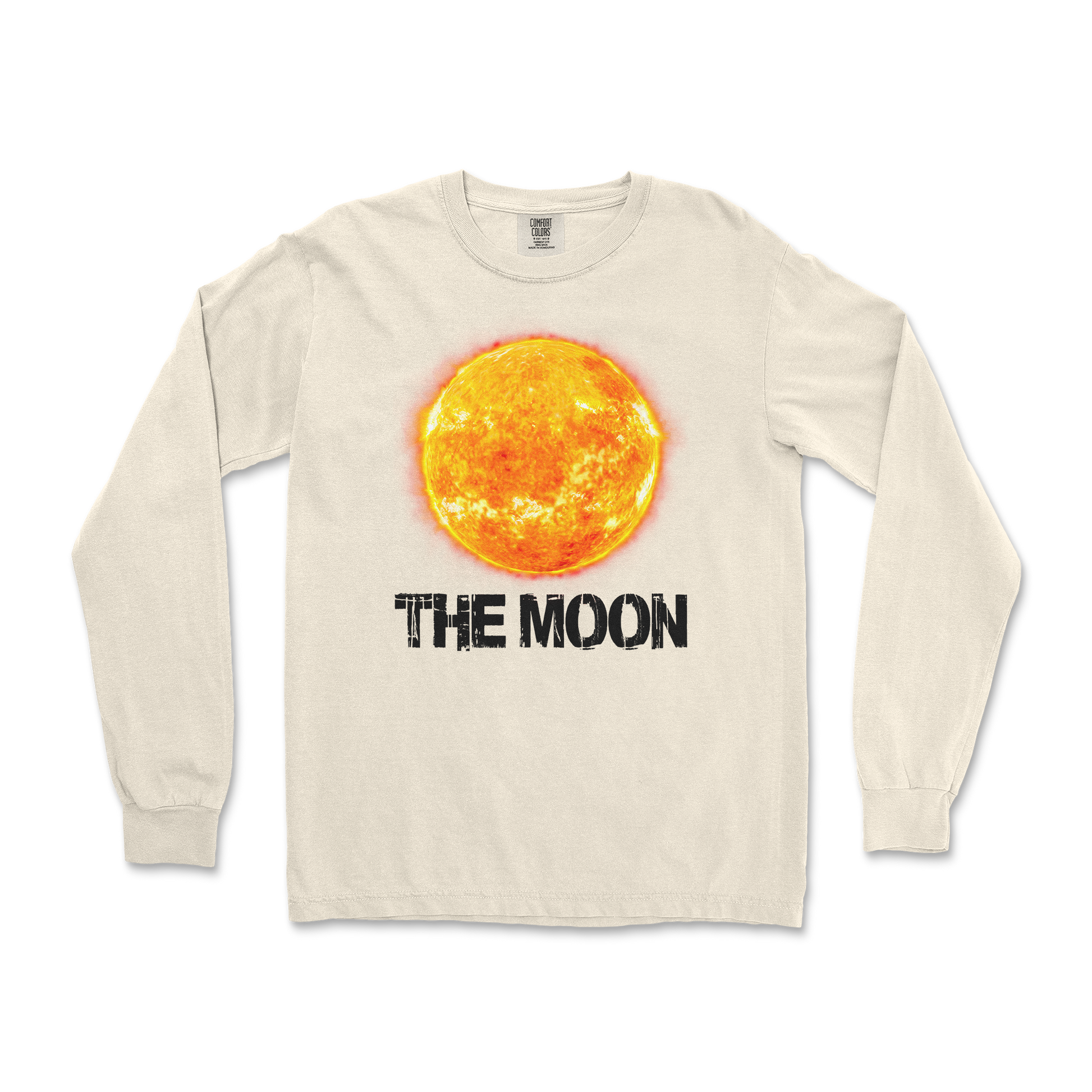 Comfort Colors Long Sleeve the moon in Ivory