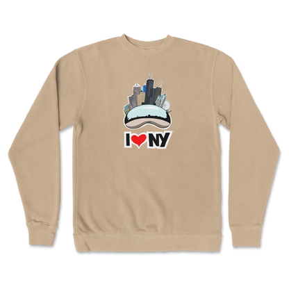 Independent Clothing Co. Crew Neck I Heart NY in Sandstone