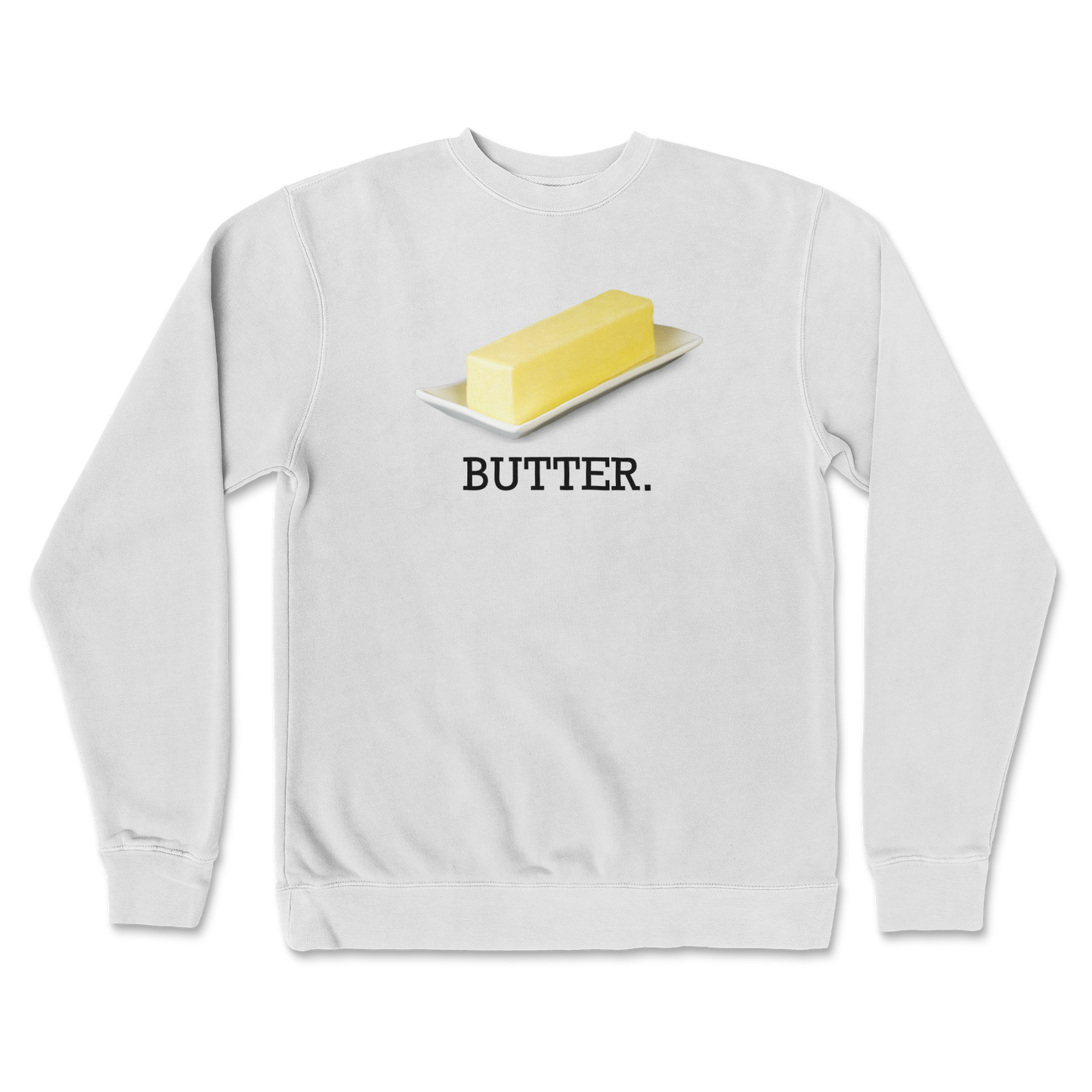 Independent Clothing Co. Crew Neck Butter in White