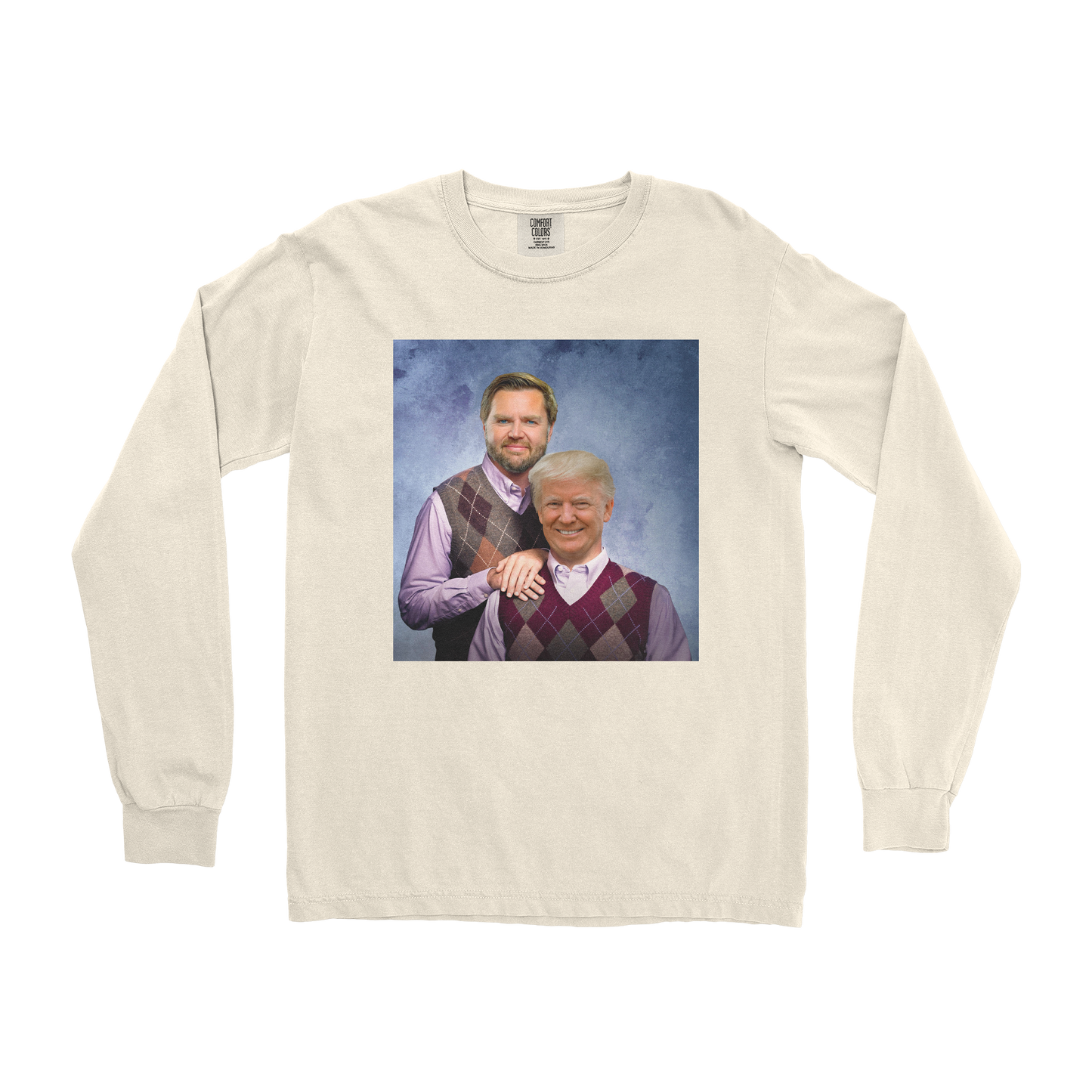 Comfort Colors Long Sleeve Step Brothers  in Ivory