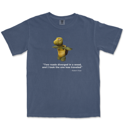 Comfort Colors T-Shirt Robert Frost Quote in Midnight