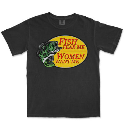 Comfort Colors T-Shirt For The Fishermen in Black