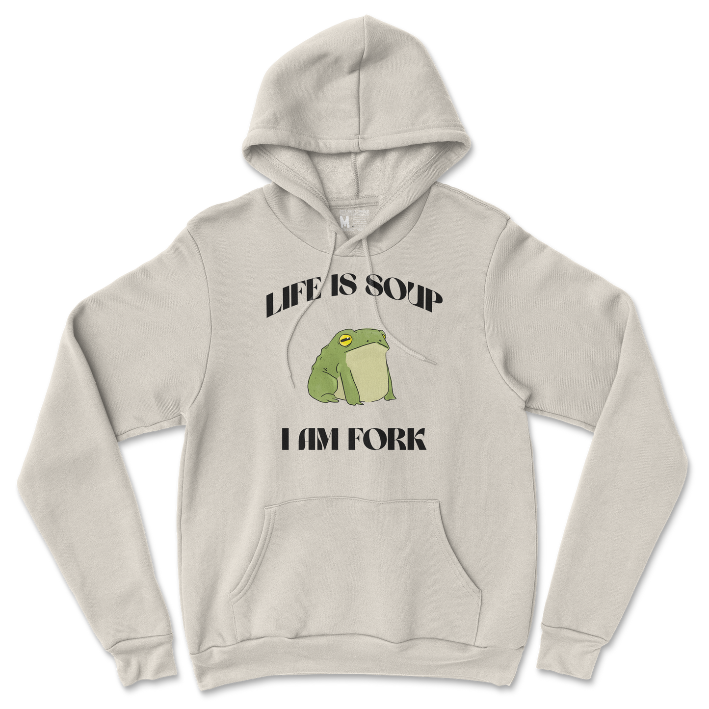 Gildan SoftStyle Hoodie I Am Fork  in Sand