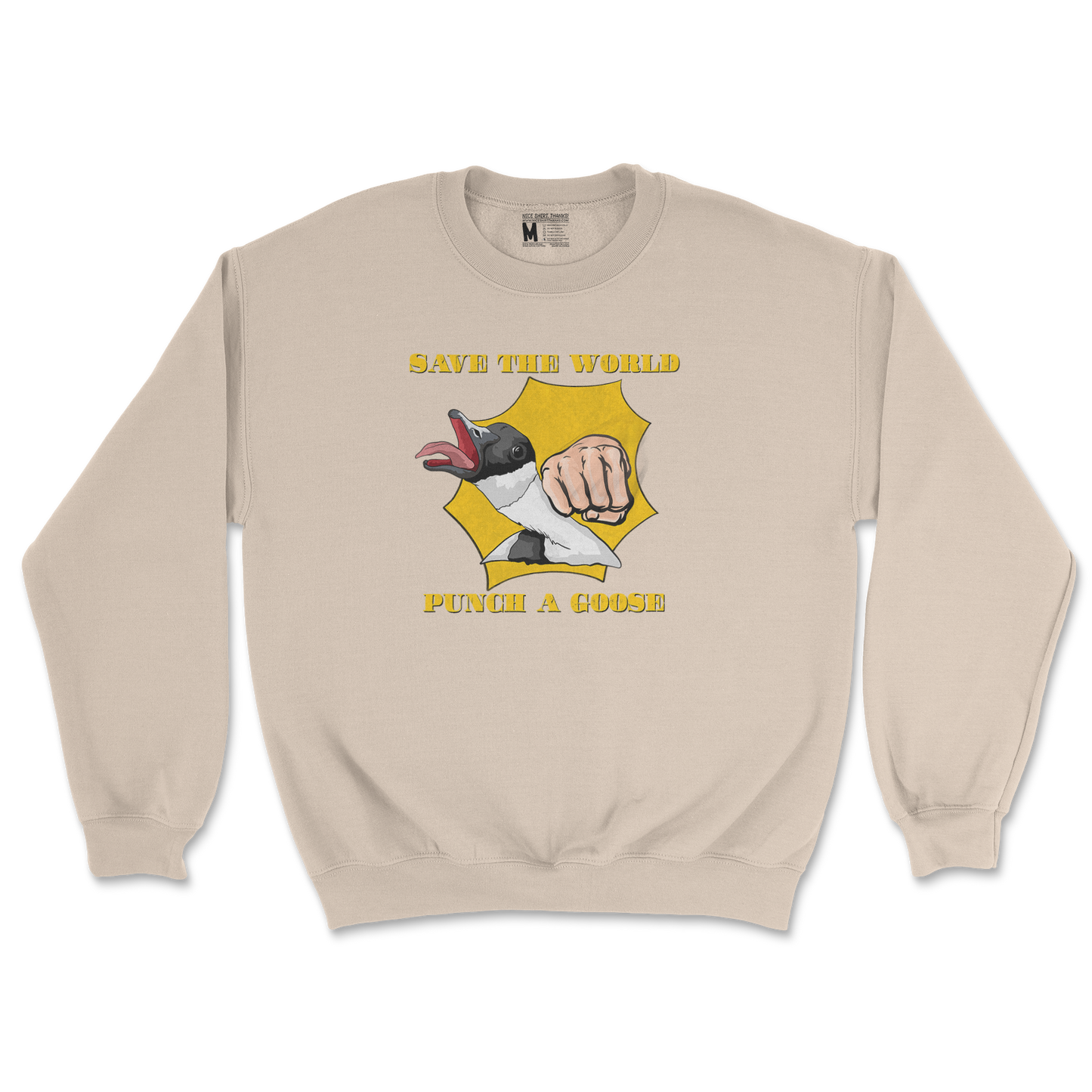 Gildan SoftStyle Crew Neck in Sand