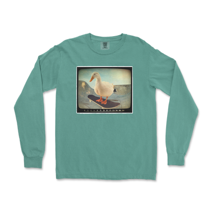 Comfort Colors Long Sleeve Do A Flip in LightGreen