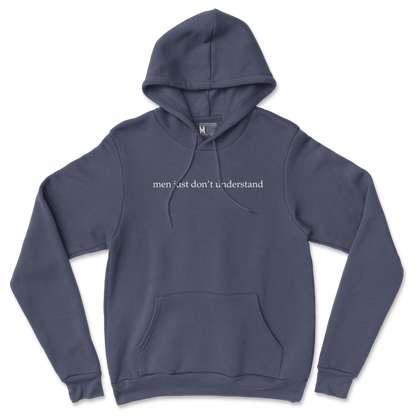 Gildan SoftStyle Hoodie Men Dont Understand in Navy