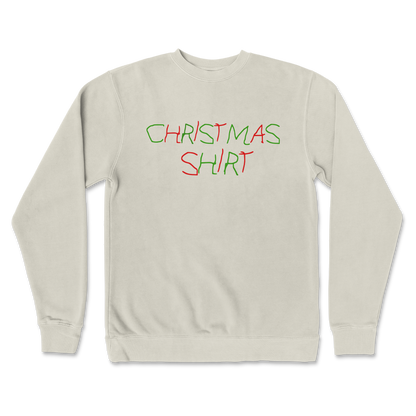 Independent Clothing Co. Crew Neck Christmas Shirt in Bone