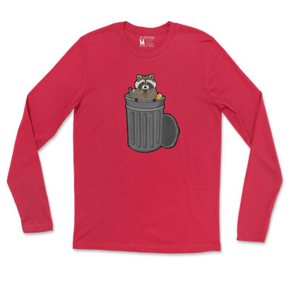 Gildan SoftStyle Long Sleeve Trash Panda Enthusiast in Red