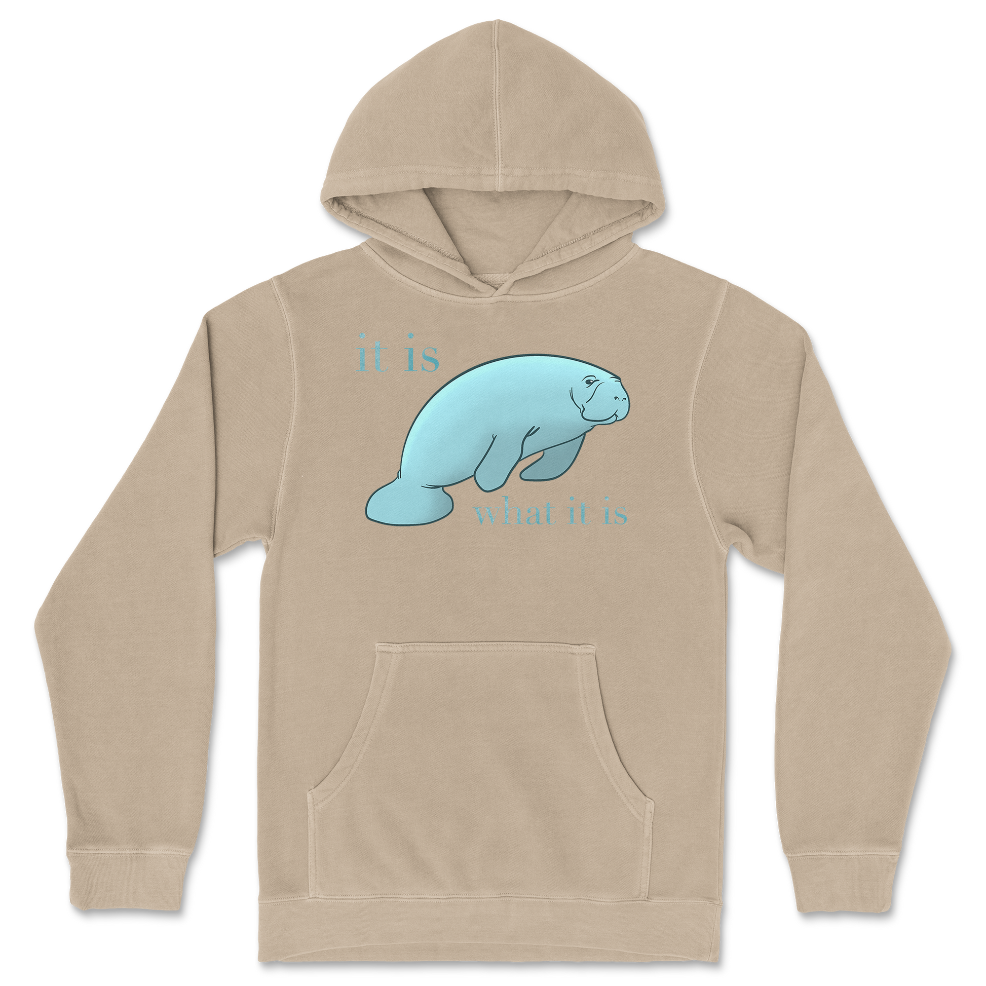 Independent Clothing Co. Hoodie Manatee in Sandstone