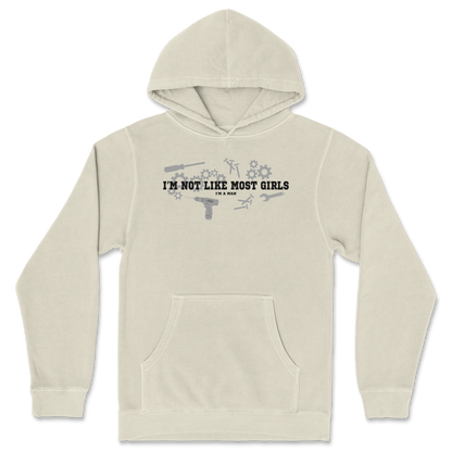 Independent Clothing Co. Hoodie Not Like Most Girls in Ivory