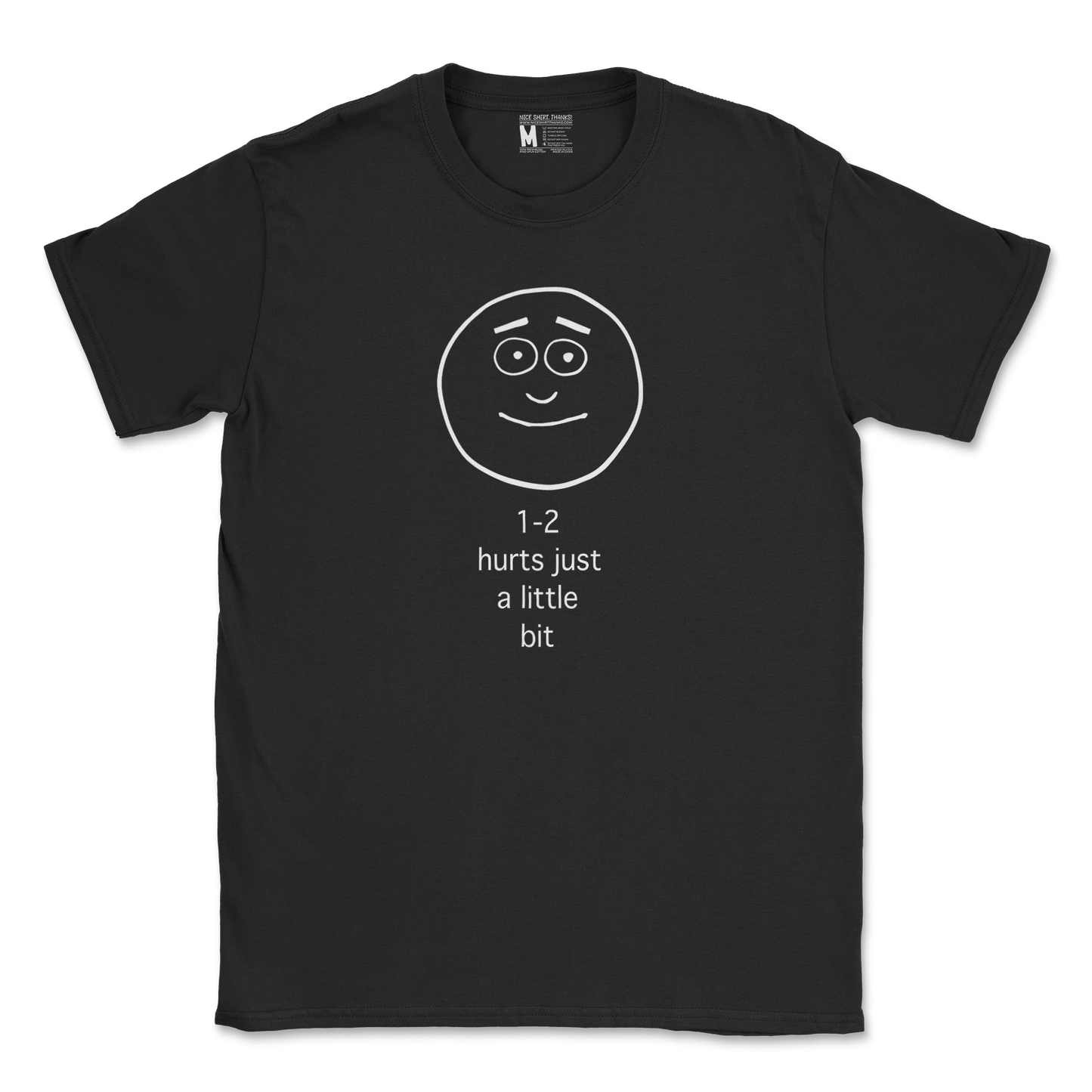 Gildan SoftStyle T-Shirt Hurts A Little Bit in Black