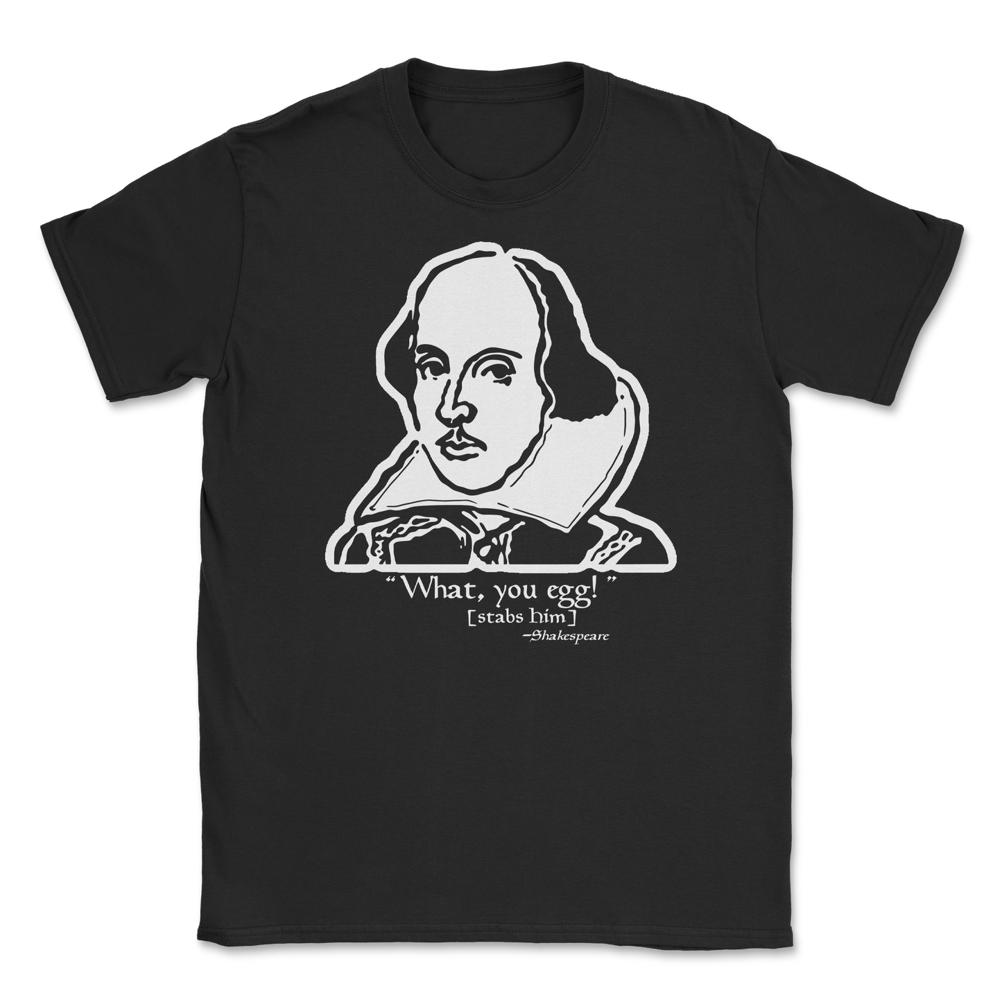 The Nice Shirt T-Shirt Shakespeare Quote  in Black