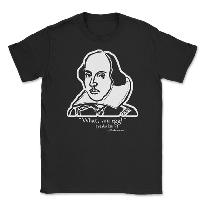 The Nice Shirt T-Shirt Shakespeare Quote  in Black