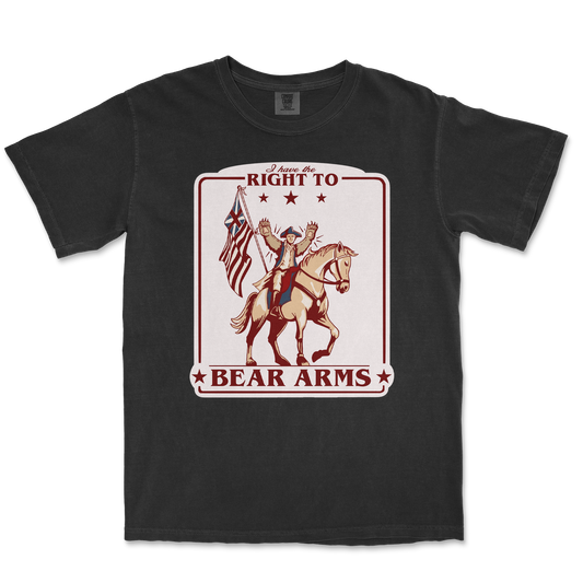 Comfort Colors T-Shirt Right to Bear Arms in Black