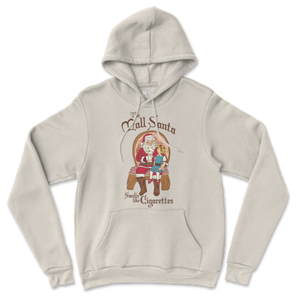 Gildan SoftStyle Hoodie Mall Santa  in Sand