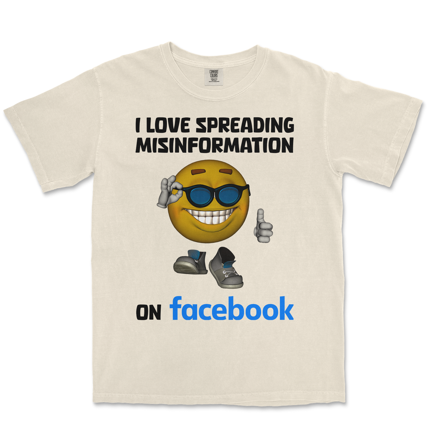 Comfort Colors T-Shirt Spreadin Misinformation in Ivory