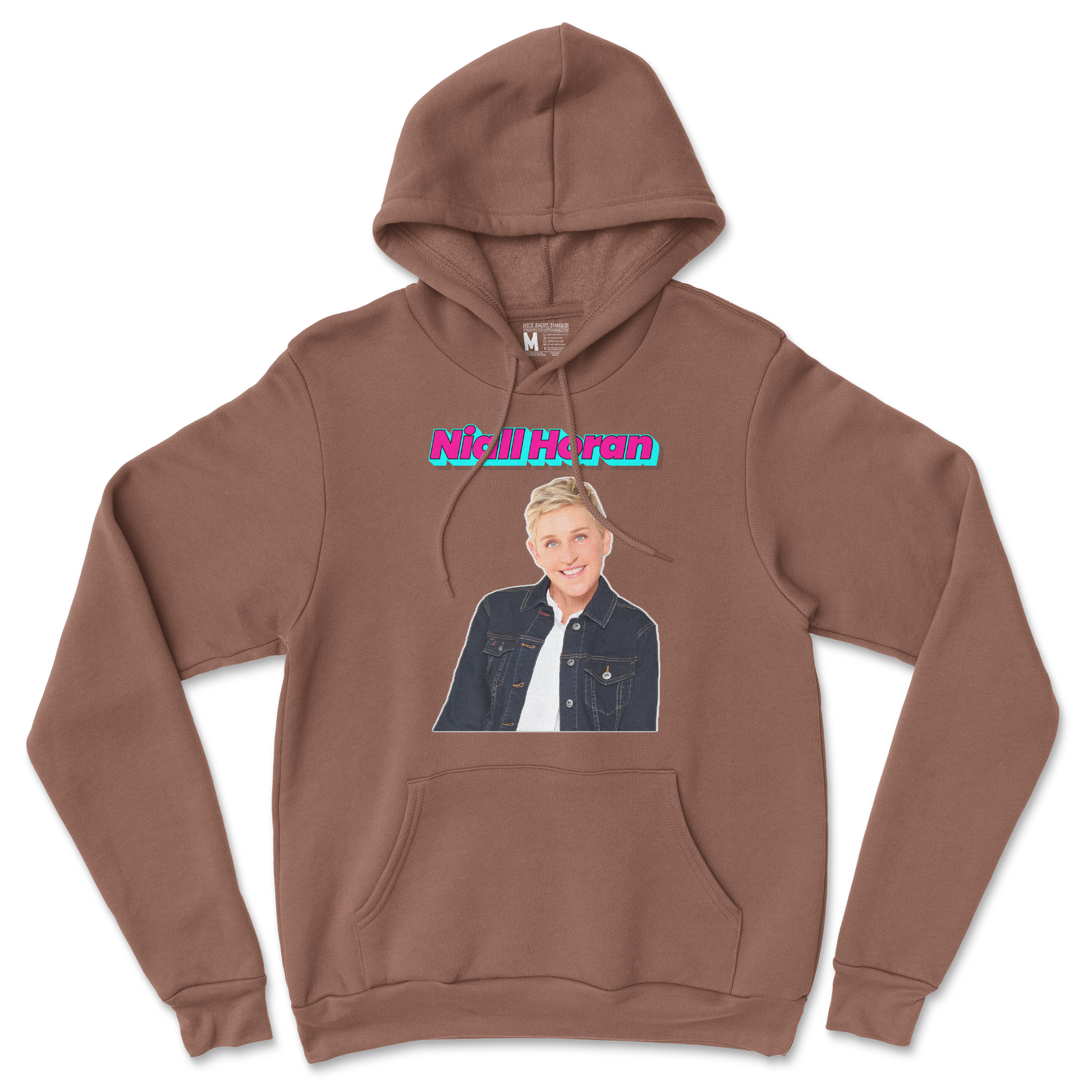 Gildan SoftStyle Hoodie Niall Horan in Cocoa