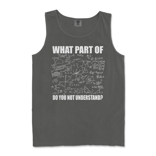 Comfort Colors Tank Top Math Problem  in Pepper