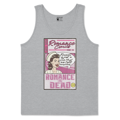 Gildan SoftStyle Tank Top Romance is Dead in Sport-Grey