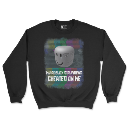 Gildan SoftStyle Crew Neck Roblox GF in Black