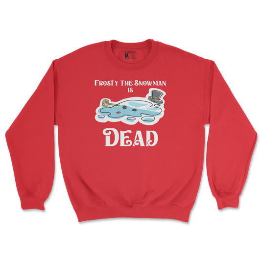 Gildan SoftStyle Crew Neck Frosty is Dead  in Red