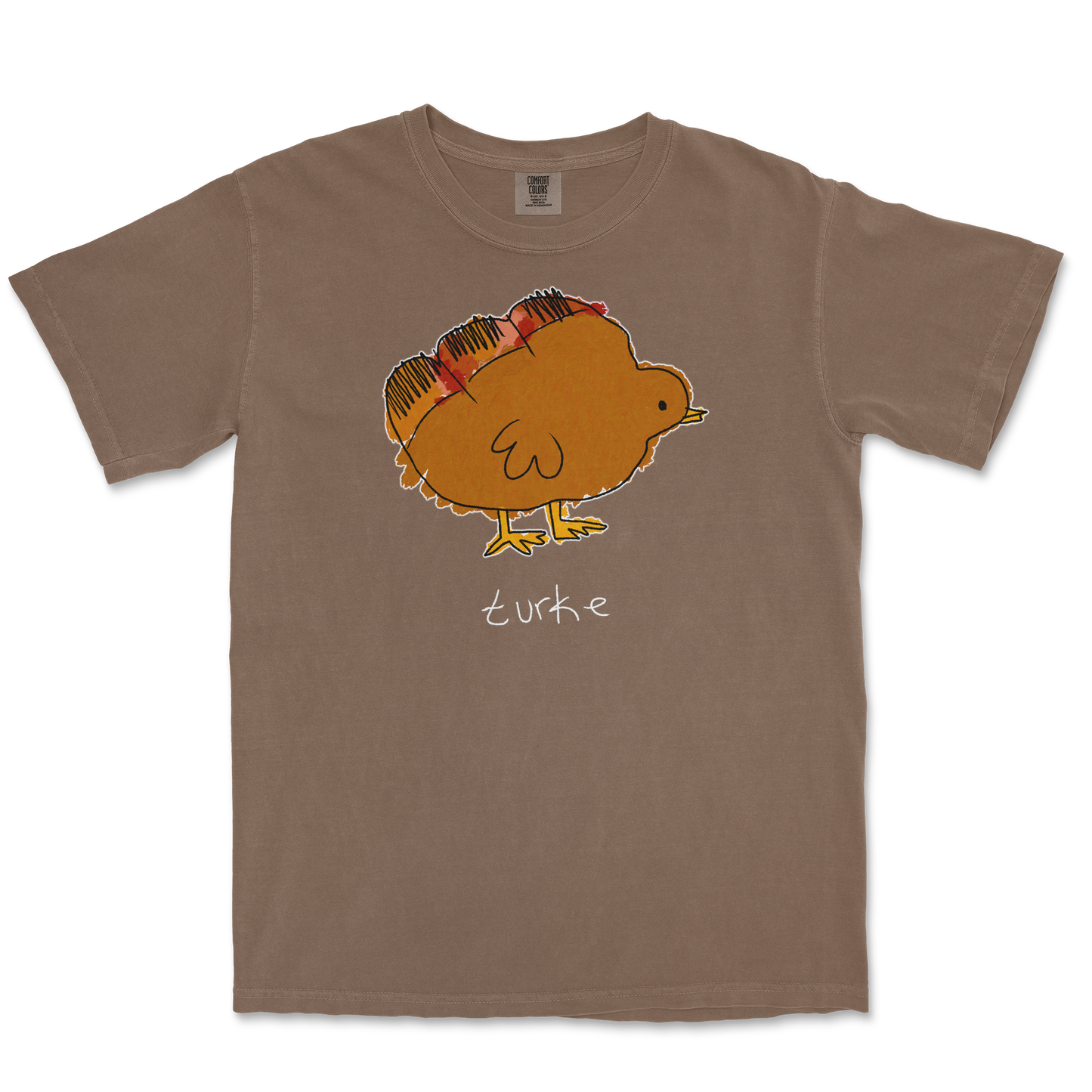 Comfort Colors T-Shirt Turke in Espresso