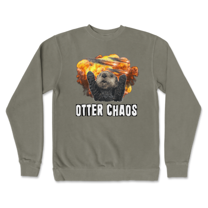 Independent Clothing Co. Crew Neck Otter Chaos in Army