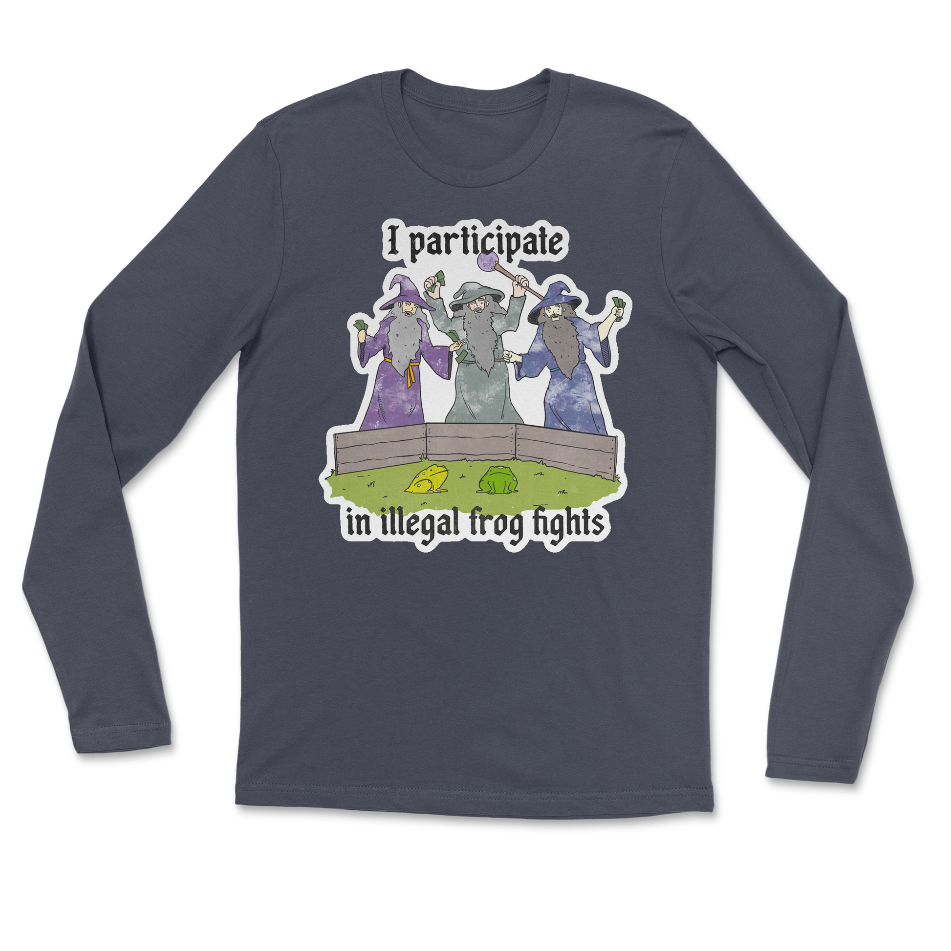 The Nice Shirt Long Sleeve Wizard Activities  in Navy