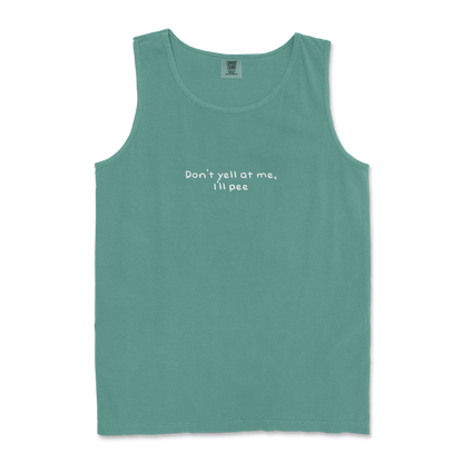 Comfort Colors Tank Top Dont Yell in LightGreen