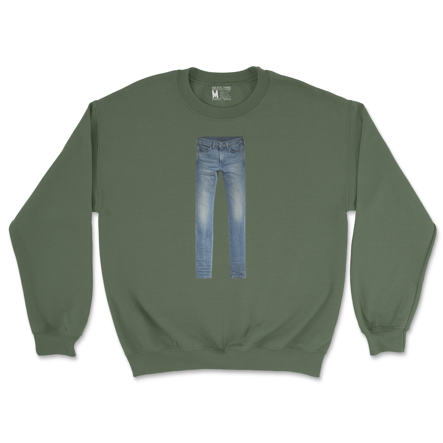 Gildan SoftStyle Crew Neck Pants in Military Green