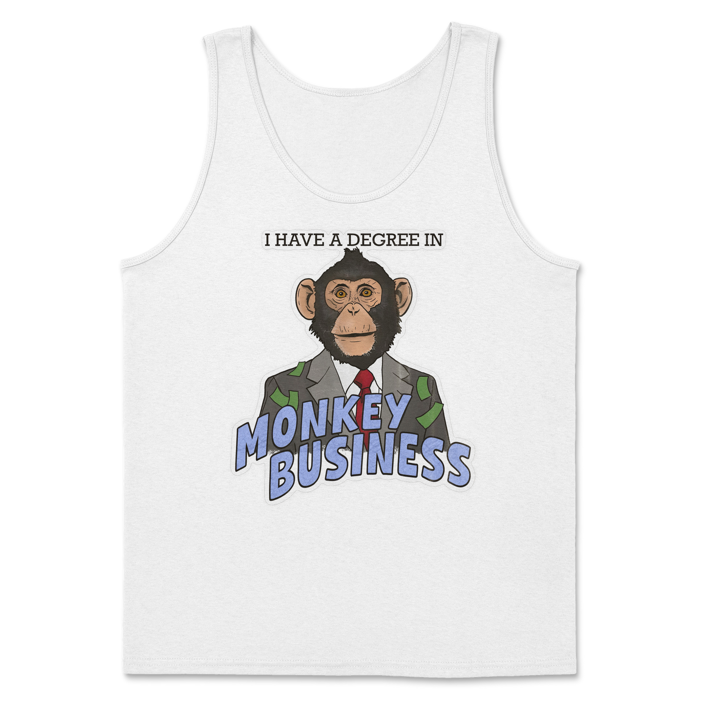 Heavy Blend Tank Top Monkey Business in White