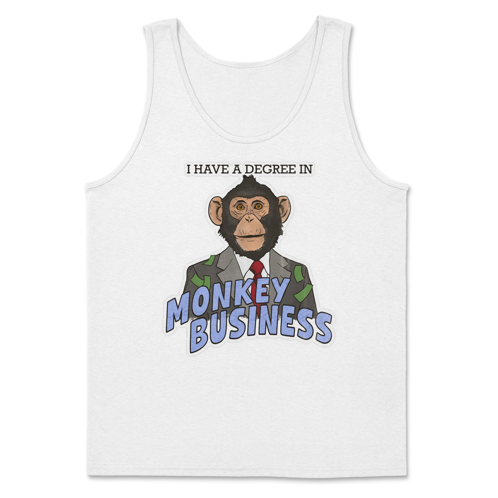 Heavy Blend Tank Top Monkey Business in White