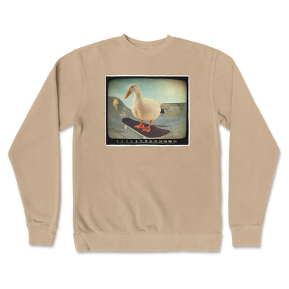 Independent Clothing Co. Crew Neck Do A Flip in Sandstone