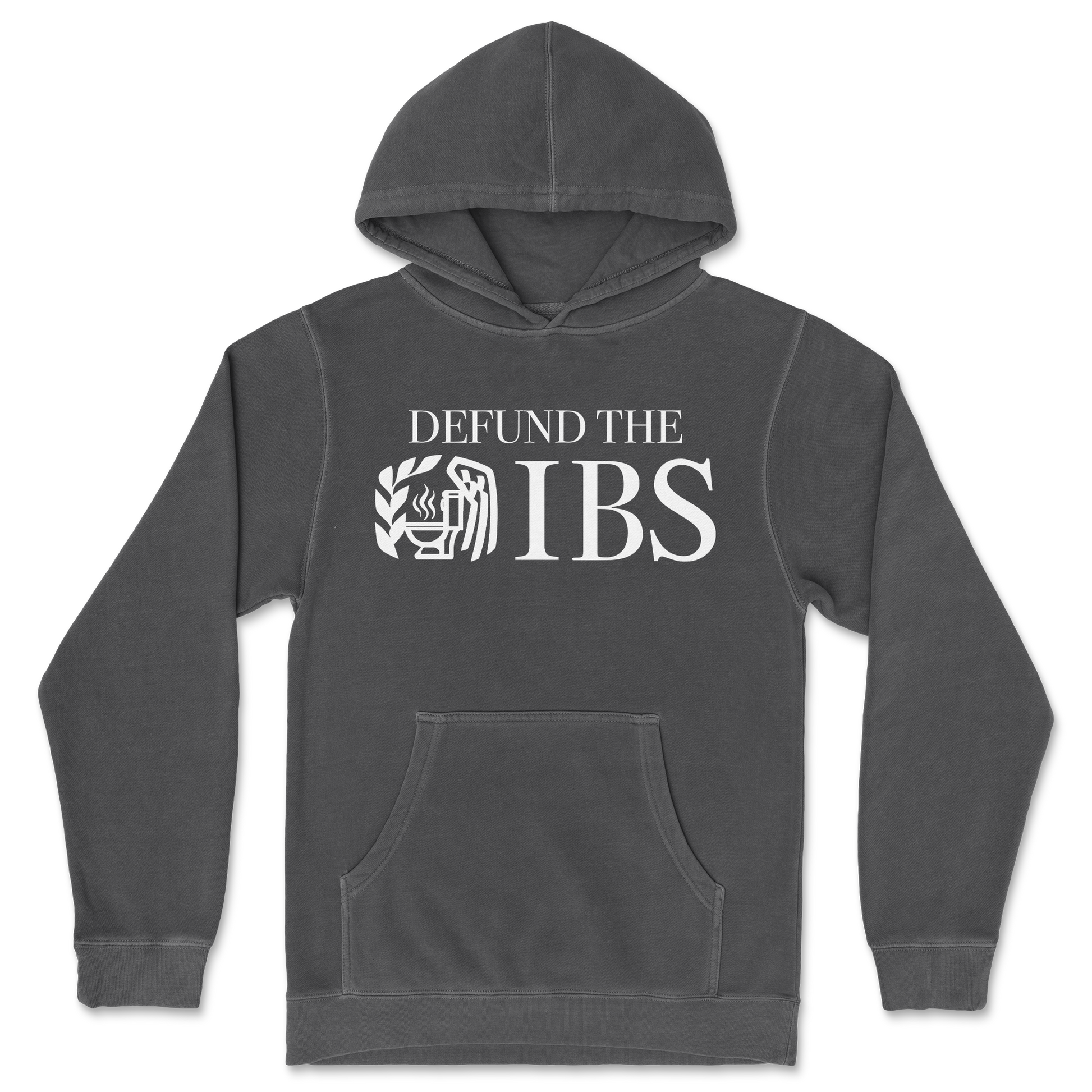 Independent Clothing Co. Hoodie Defund The IBS in Black