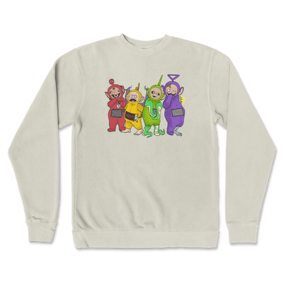 Independent Clothing Co. Crew Neck Telatubbies in Bone