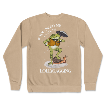 Independent Clothing Co. Crew Neck Lollygagging  in Sandstone